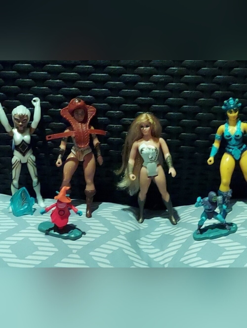 MOTU "He-Man & She-Ra" Action Figure 7 Pc Bundle By Mattel